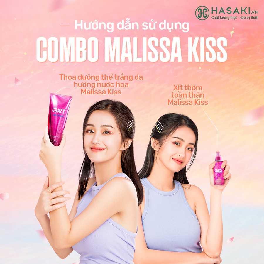 Xịt Thơm Toàn Thân Malissa Kiss 88ml