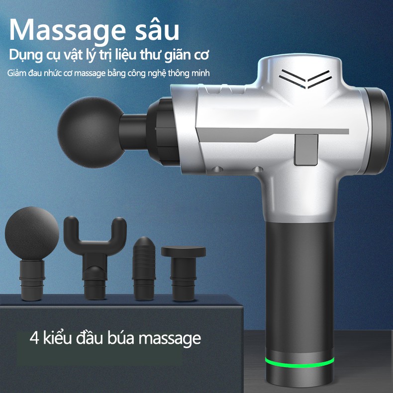 Búa masage đầu cao su thần kỳ dùng điện massage thả lỏng cơ bắp đánh tan mệt mỏi OT89*