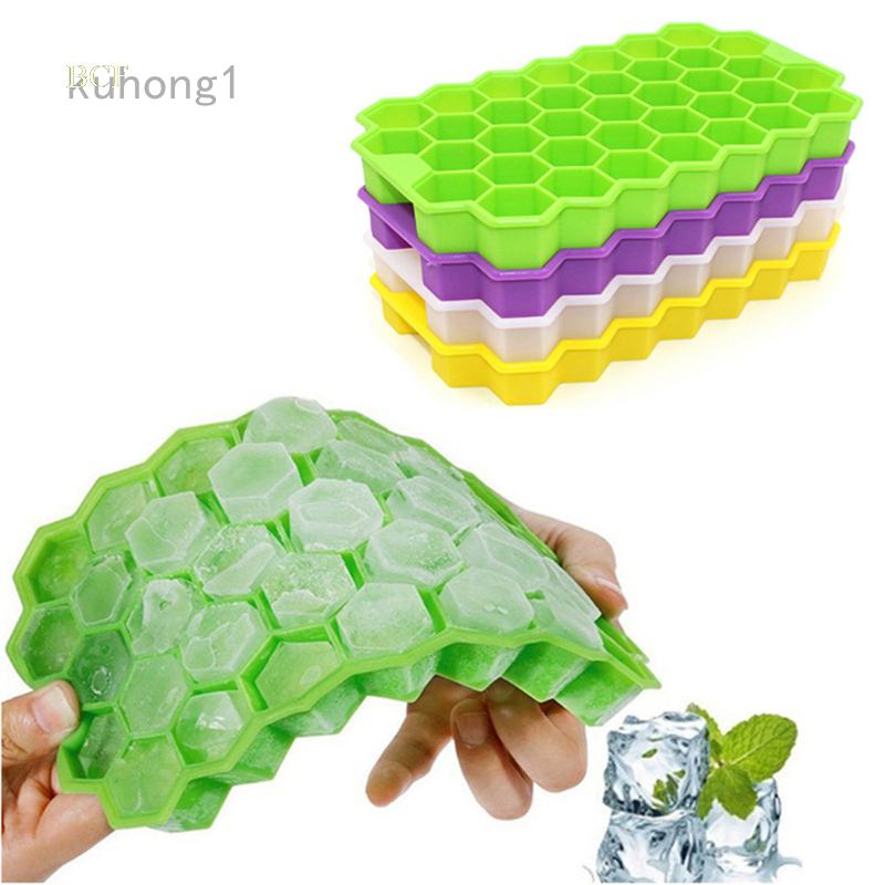 Khuôn Silicone Làm Đá Viên Hình Tổ Ong