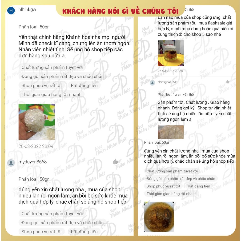 Yến vụn sấy tổ  - Yến sào Khánh Hòa  - Hanayuki Clinic Vietnam