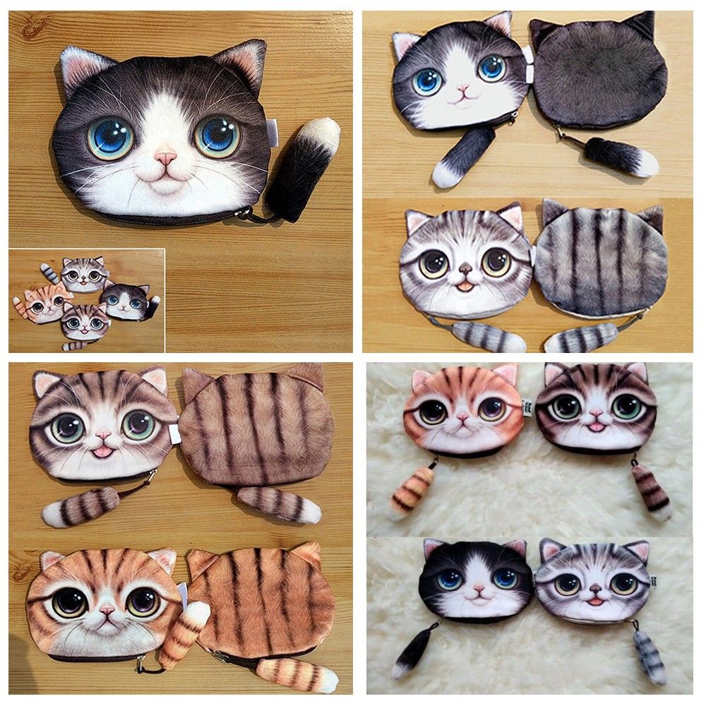 Ví Tiền Xu Khóa Kéo Dễ Thương