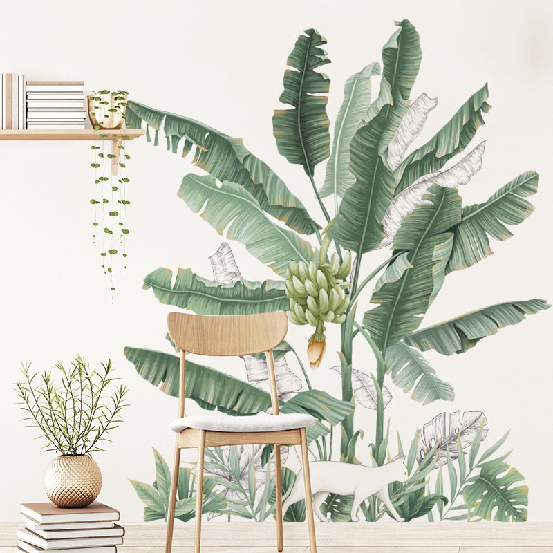 Decal dán tường phong cách Hàn Quốc- Bắc Áu decor trang trí phòng khách, phòng ngủ