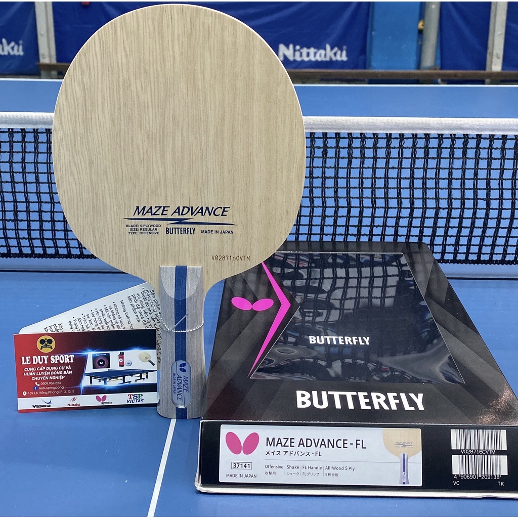 Cốt Vợt Bóng Bàn MAZE ADVANCE Chính Hãng Buttefly Made In Japan