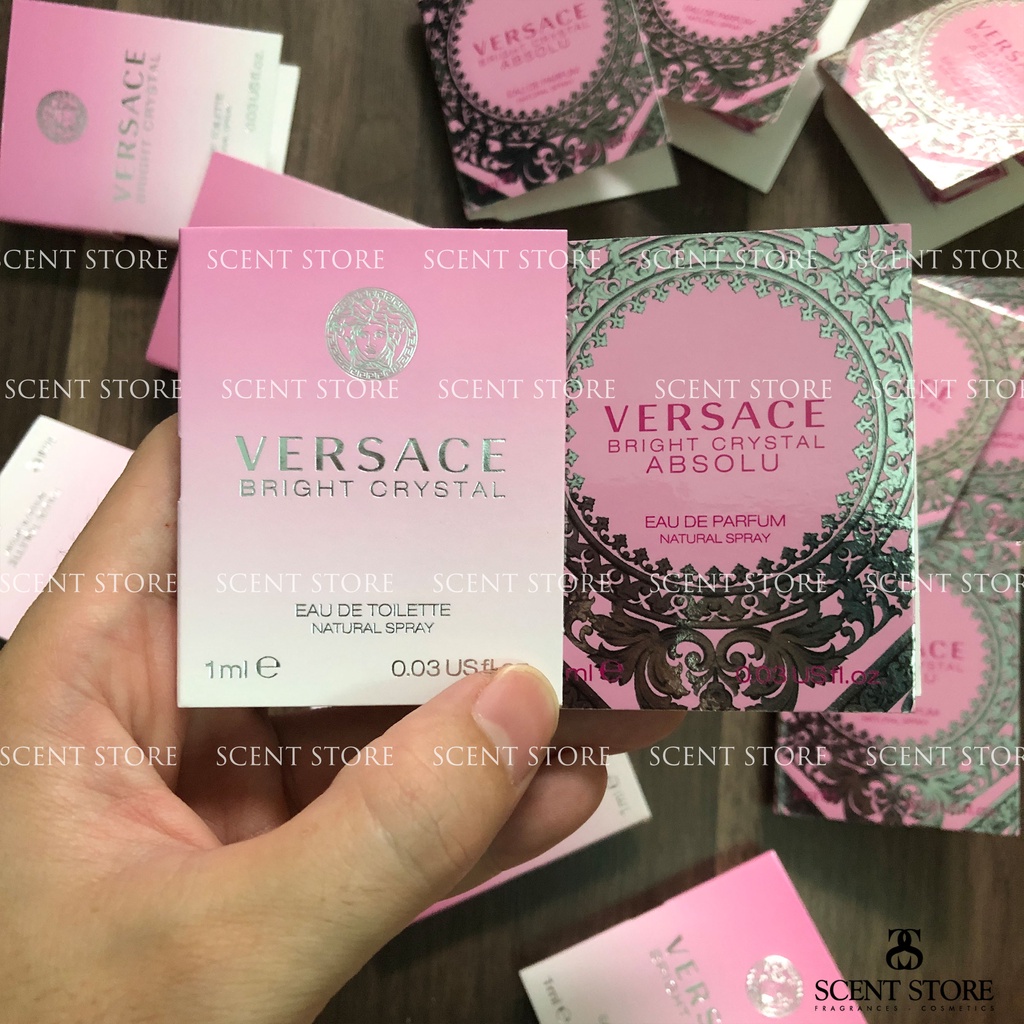 Scentstorevn - Vial chính hãng nước hoa Versace Bright Crystal, Bright Crystal Absolu [1ml]