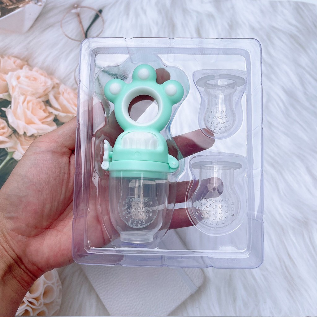 Túi nhai ăn dặm Misuta 3 núm 3 size hàng cao cấp