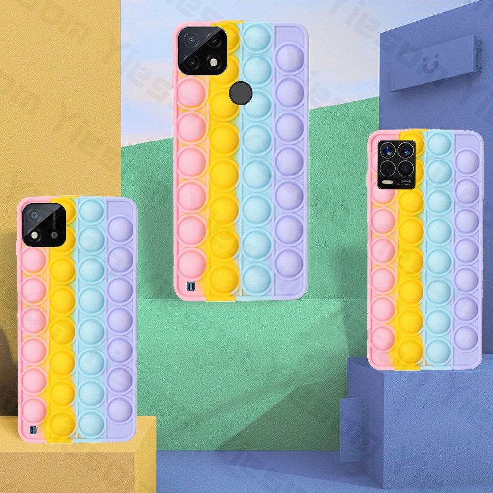 Ốp Điện Thoại Họa Tiết Hoạt Hình Dễ Thương Cho Realme 8 Pro 4g 5 5i C3 C11 C15 C21 Pop