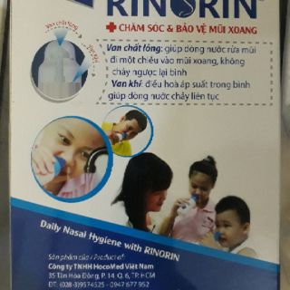 BỘ BÌNH RỬA MŨI RINORIN
