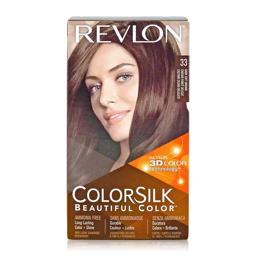 Thuốc nhuộm thảo dược phủ bạc Revlon #33 nâu tự nhiên | BigBuy360 - bigbuy360.vn