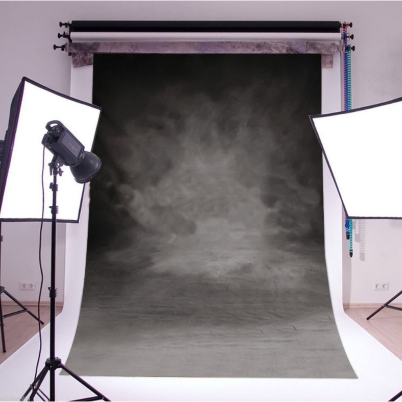 Phông loang xi măng, nền tường màu xám cổ điển 1.5x2.1 m phông nền chụp hình sản phẩm rèm chụp ảnh