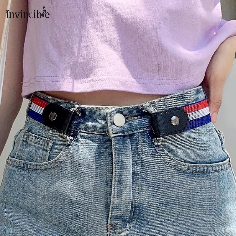 Thắt Lưng Da Pu Không Đường May Điều Chỉnh Được Thiết Kế Đơn Giản