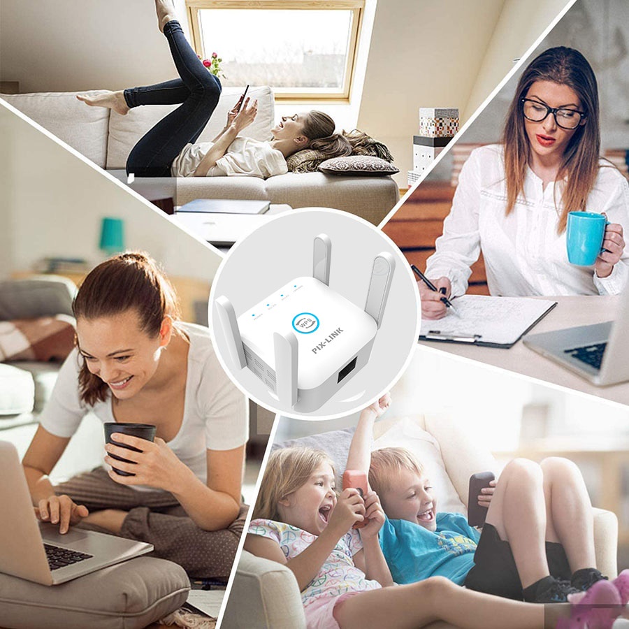 Thiết bị khuếch đại tín hiệu wifi 1200Mbps 802.11N 2.4Ghz chất lượng cao