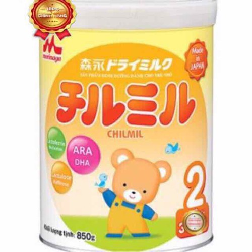 Sữa Morinaga Số 2 850g mẫu mới_Hàng Tách quai - mori mới