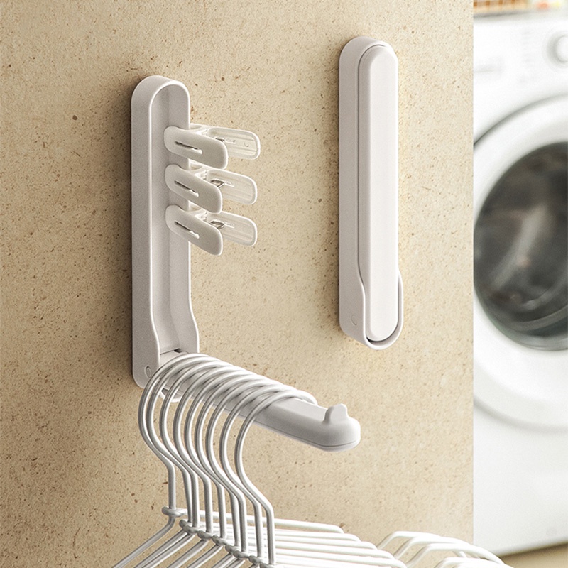 Giá treo móc phơi quần áo có thể gấp gọn khi không sử dụng
