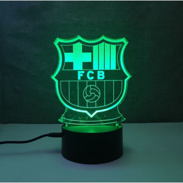 Đèn LED 16 Màu Logo đội bóng M.U, Chelsea, Arsenal, Barcelona, Real madrid
