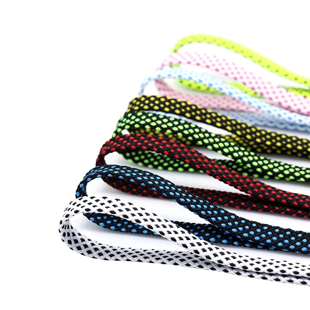 Dây Giày Thể Thao Bện Hai Lớp Polyester 100-140Cm