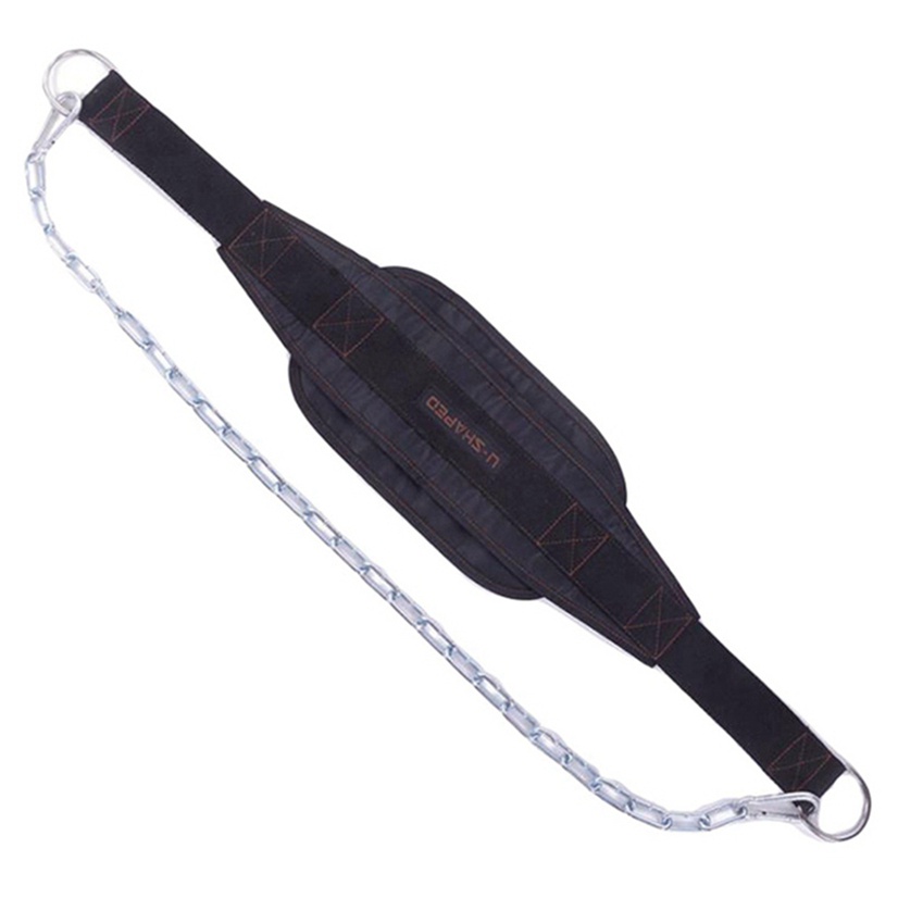 Dây Đai Đeo Thắt Lưng Có Móc Xích Bằng Neoprene Hỗ Trợ Nâng Tạ