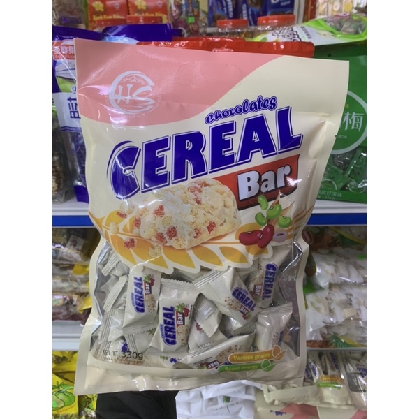 Bánh Ngũ Cốc Yến Mạch, Hạt đậu Cereal Bar Nhập Khẩu HONG KONG 330g