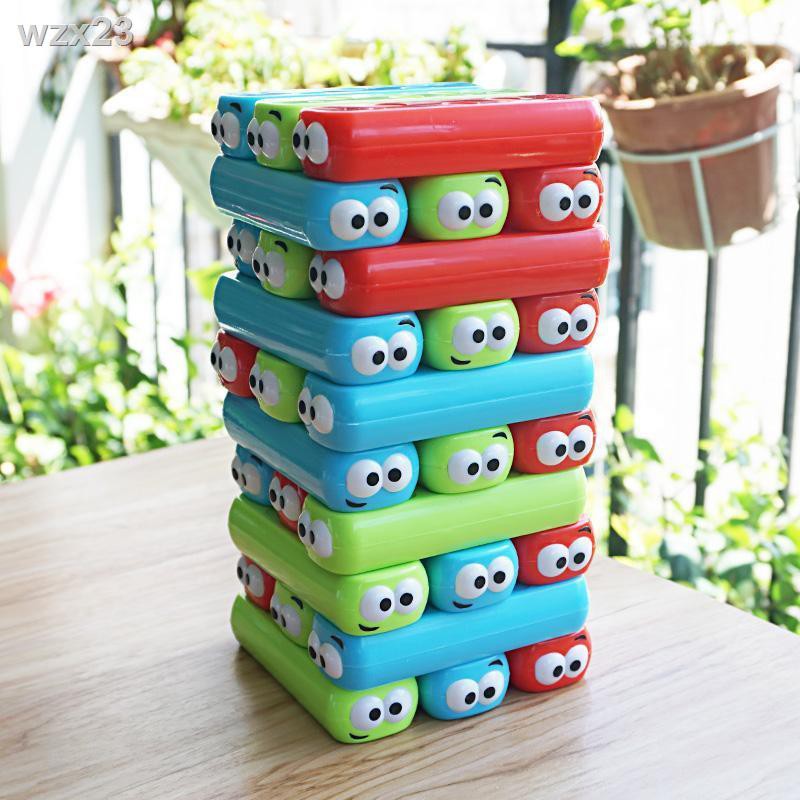 > Little Guaidan Jenga Building Blocks Game dành cho trẻ em và người lớn Trò chơi xếp hình tương tác Đồ ​​chơi chồ