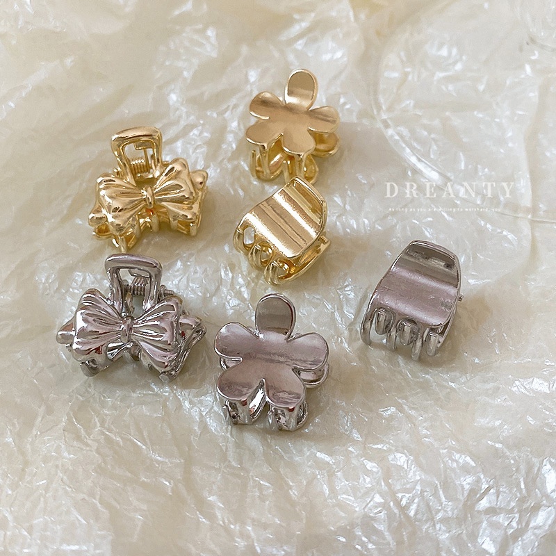 Hàn Quốc đơn giản và nhỏ nơ kẹp tóc kẹp tóc cô gái kẹp bên thời trang phụ kiện tóc phù hợp kẹp tóc hàn quốc