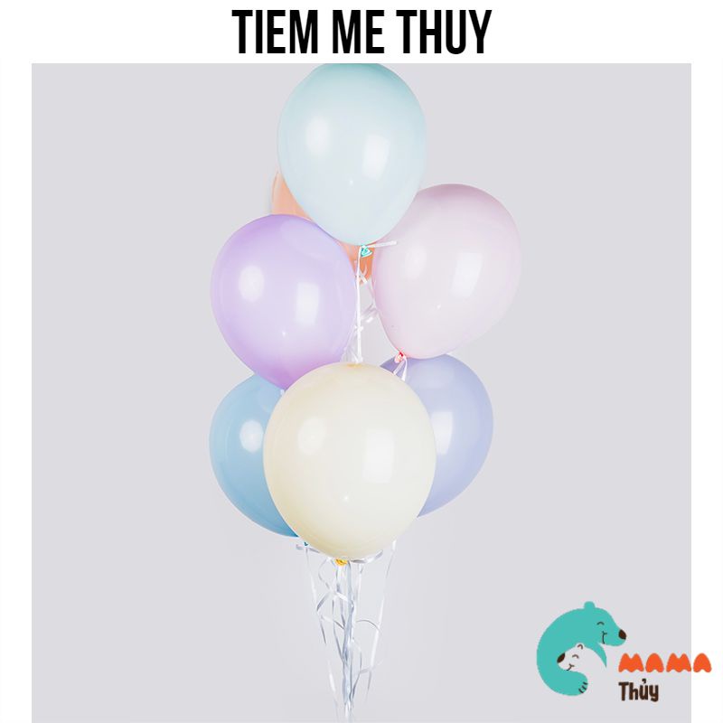 Bóng trang trí sinh nhật macaron màu pastel 10inch