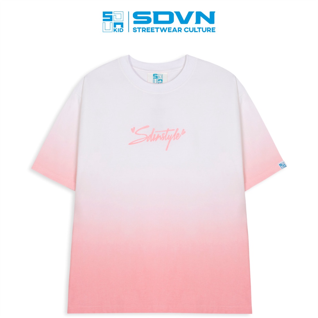 Áo Thun Trẻ Em - Cotton 100% Unisex form rộng Local Brand SDVN PASTEL