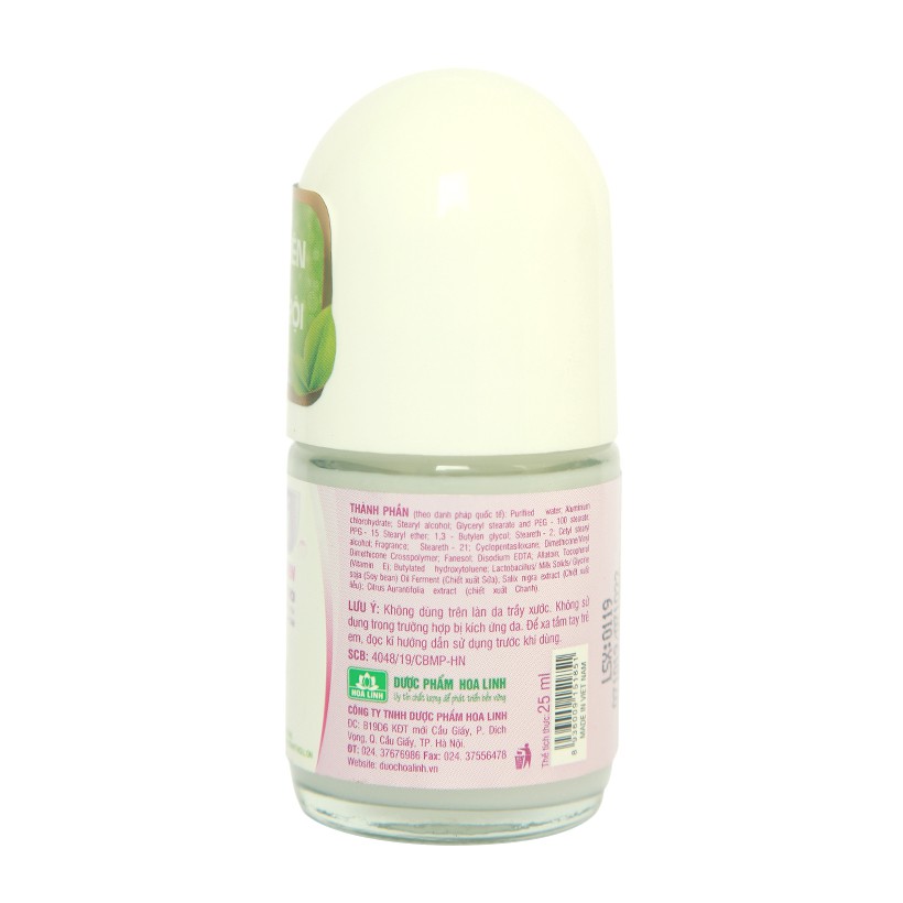 Lăn khử mùi Zuchi  25ml – Hương thơm mát