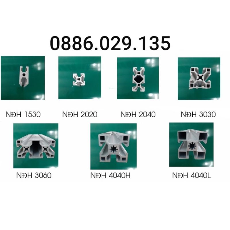 NHÔM ĐỊNH HÌNH 3060_DÀI 1M