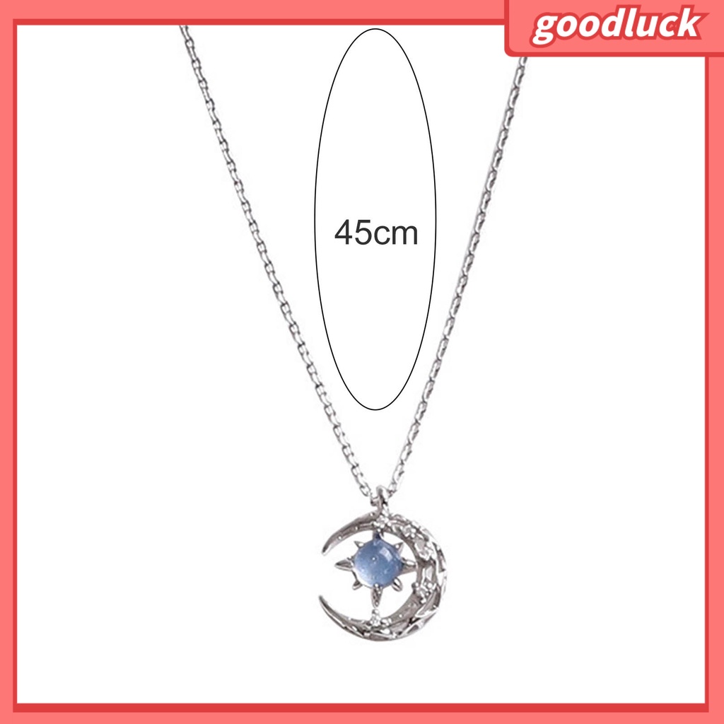 Vòng cổ Mặt Trăng Lưỡi Liềm Hợp Kim