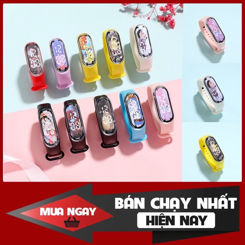 Đồng hồ điện tử Led ZGOtrẻ em - hình nhân vật hoạt hình cực ngầu,dây silion MT6 | WebRaoVat - webraovat.net.vn