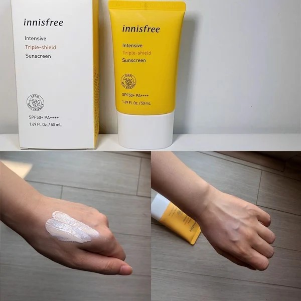 ☀️Kem chống nắng Innisfree Triple Shield  SPF 50+ PA++++ 50ml