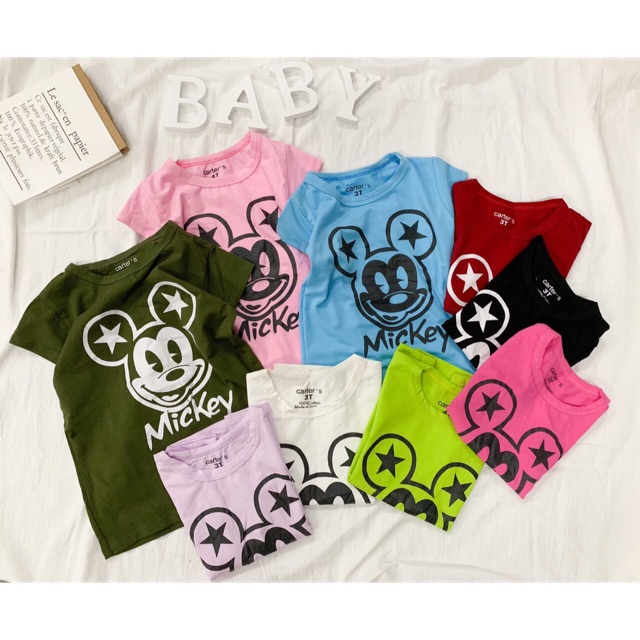 Áo phông mickey bé gái