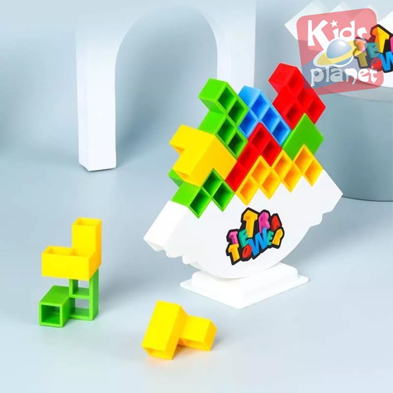 Đồ chơi xếp hình thăng bằng thông minh Tetra Tower  đồ chơi giáo dục cho bé