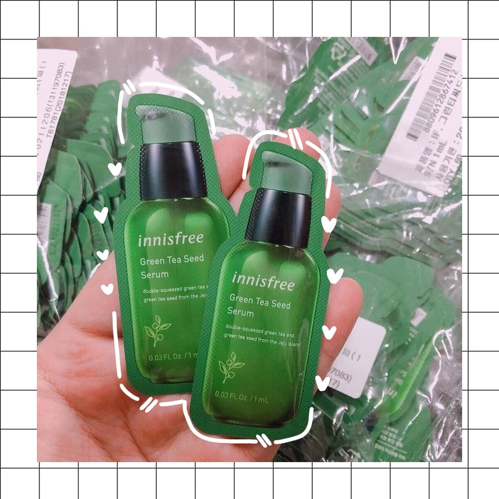 Sample Mẫu Thử Tinh Chất Innisfree Green Tea Seed Serum 1ml