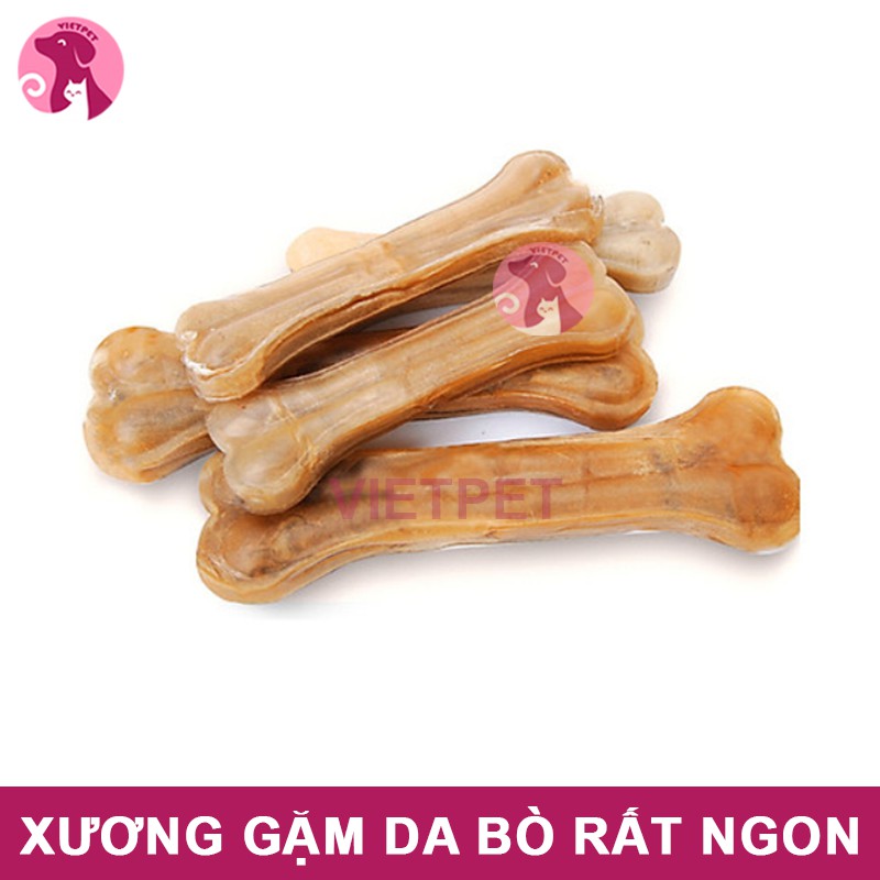 Đồ Ăn Vặt Xương Da Bò CHOMPER - Xương Gặm Sạch Răng Cho Chó Siêu Ngon