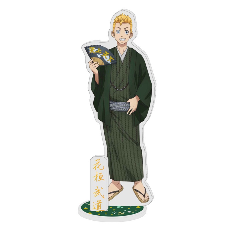 Giá đỡ hình nhân vật anime Tokyo Revengers bằng acrylic hai mặt dùng trang trí bàn làm việc