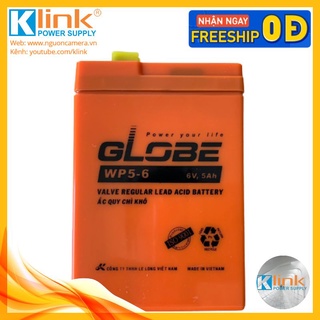 💝 Ắc Quy GLOBE 6V 5Ah - Miễn 70k phí vận chuyển xa và giảm giá từ 3 cái💝 Ac quy kho 6v 5ah - Cam kết Date mới xuất xưởng