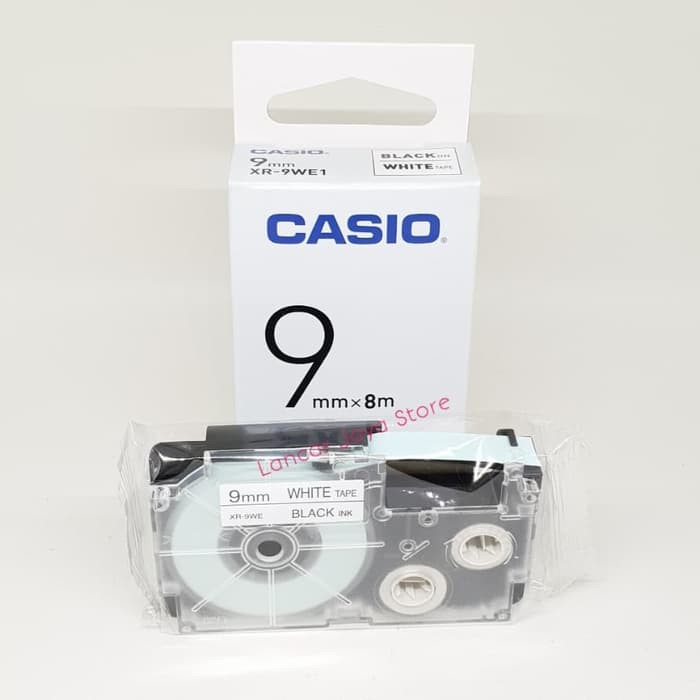 Dây Đeo Màu Trắng Đen Thời Trang Cho Casio Ez-Label Xr-9We1 / Label It Casio 9mm