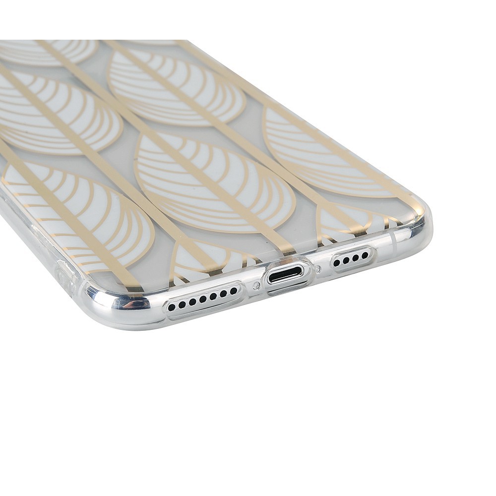Ốp  6G / 6S , ỐP 7G / 8G , ỐP X / XS , ỐP XS MAX hình lá cách điệu mã 03