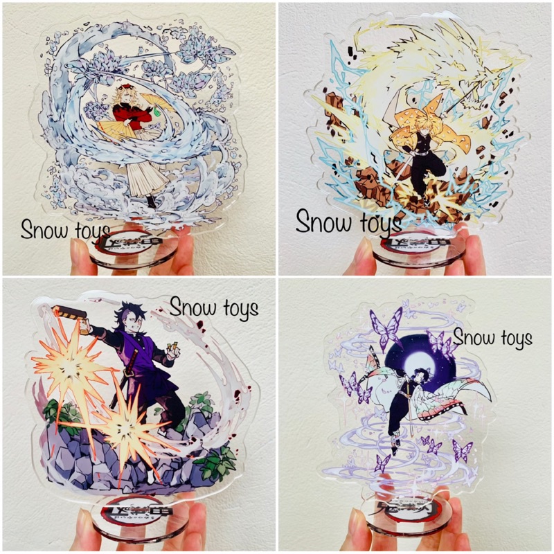 Mô hình standee kimetsu - thanh gươm diệt quỷ - tượng acrylic kimetsu -mica trong suốt tanjiro nezuko zenitsu trùng trụ