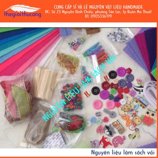 Nguyên liệu làm Sách vải