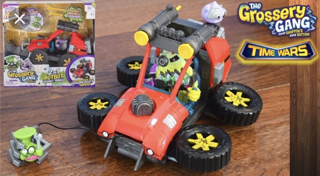 Set xe đồ chơi The Grossery Gang Robot 2in1, chính hãng.