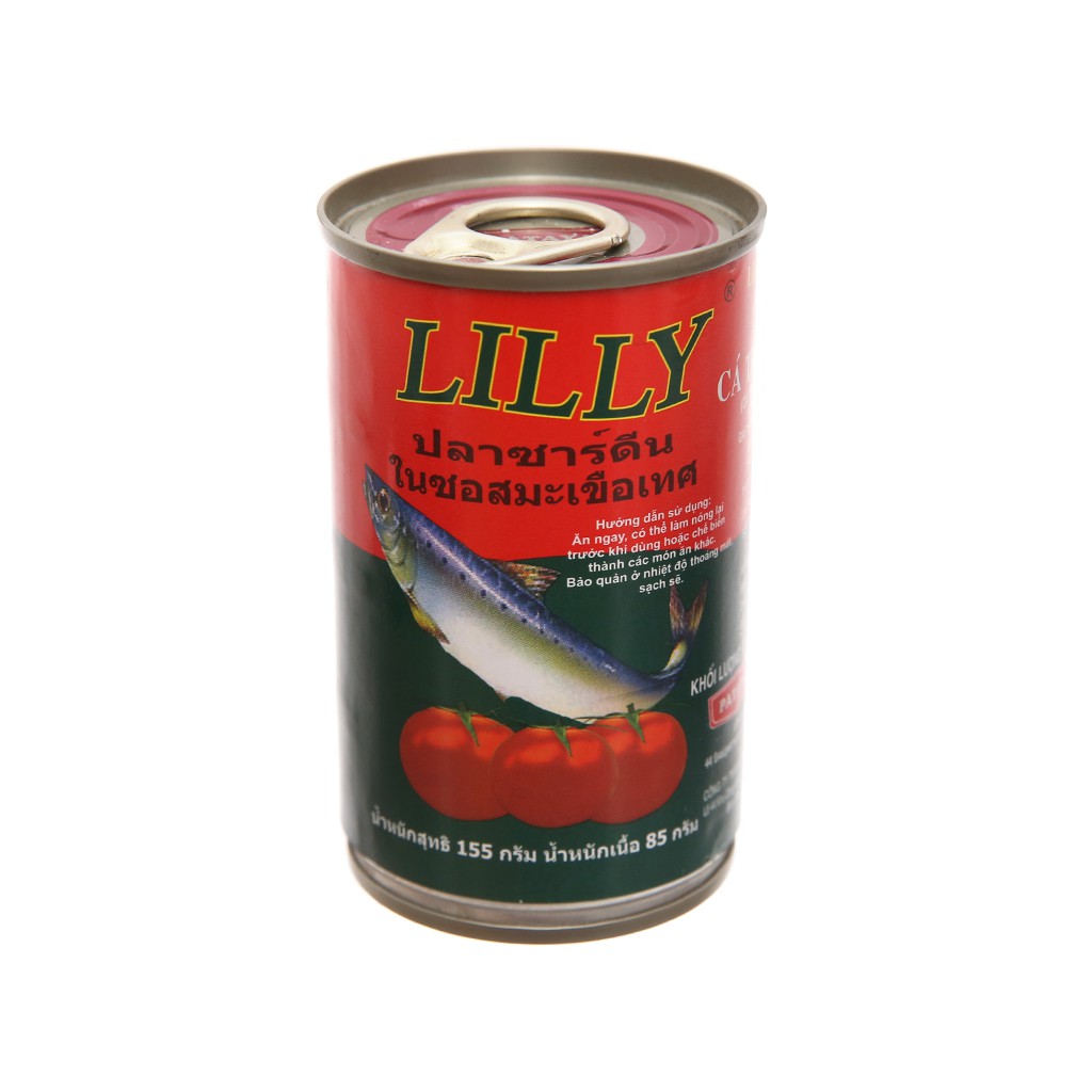 Cá trích sốt cà Lilly hộp 155g