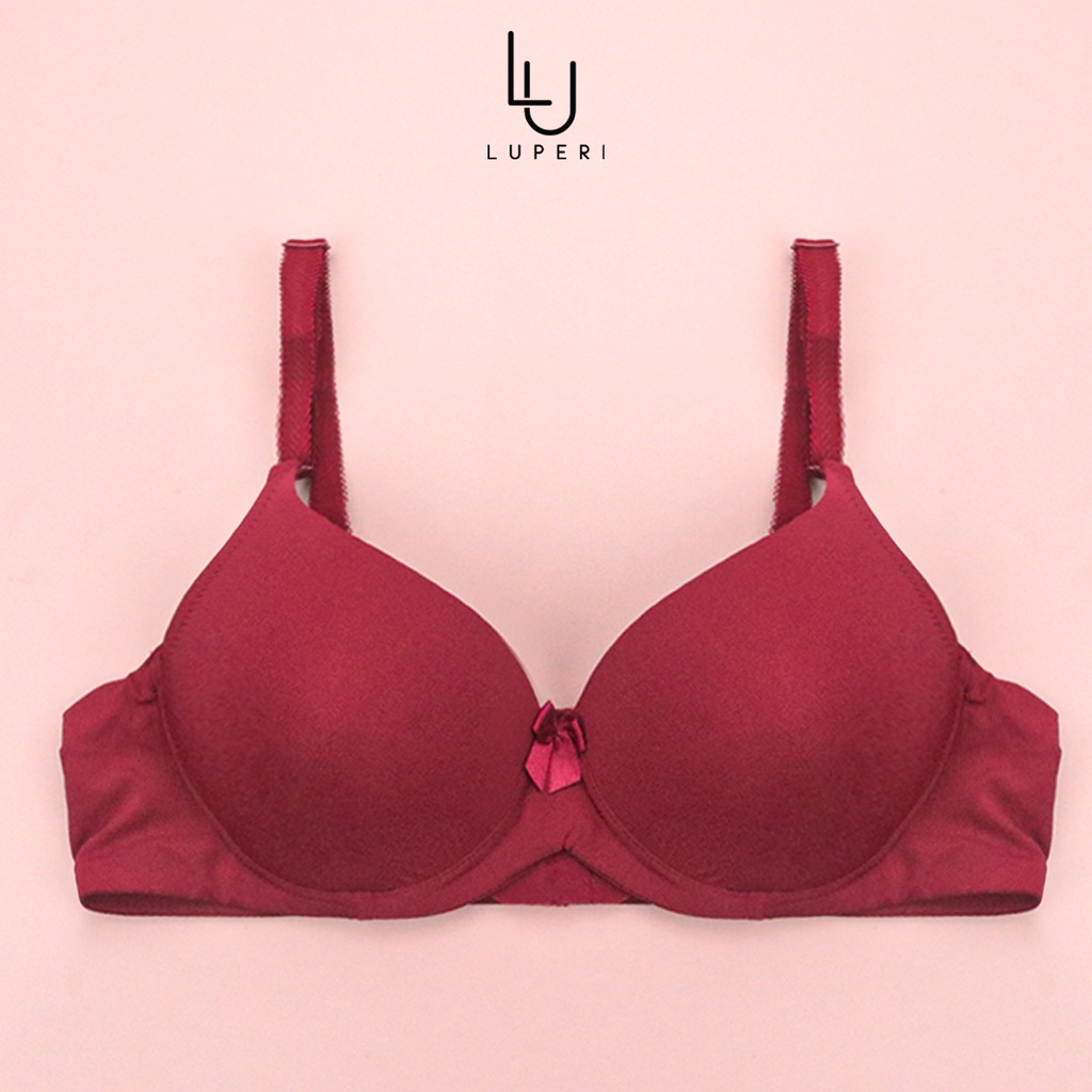 Áo Lót Nữ Nâng Ngực Không Gọng LUPERI SP834 Bản 2 Móc Trẻ Trung, Cúp Lên Ôm Ngực Quyến Rũ