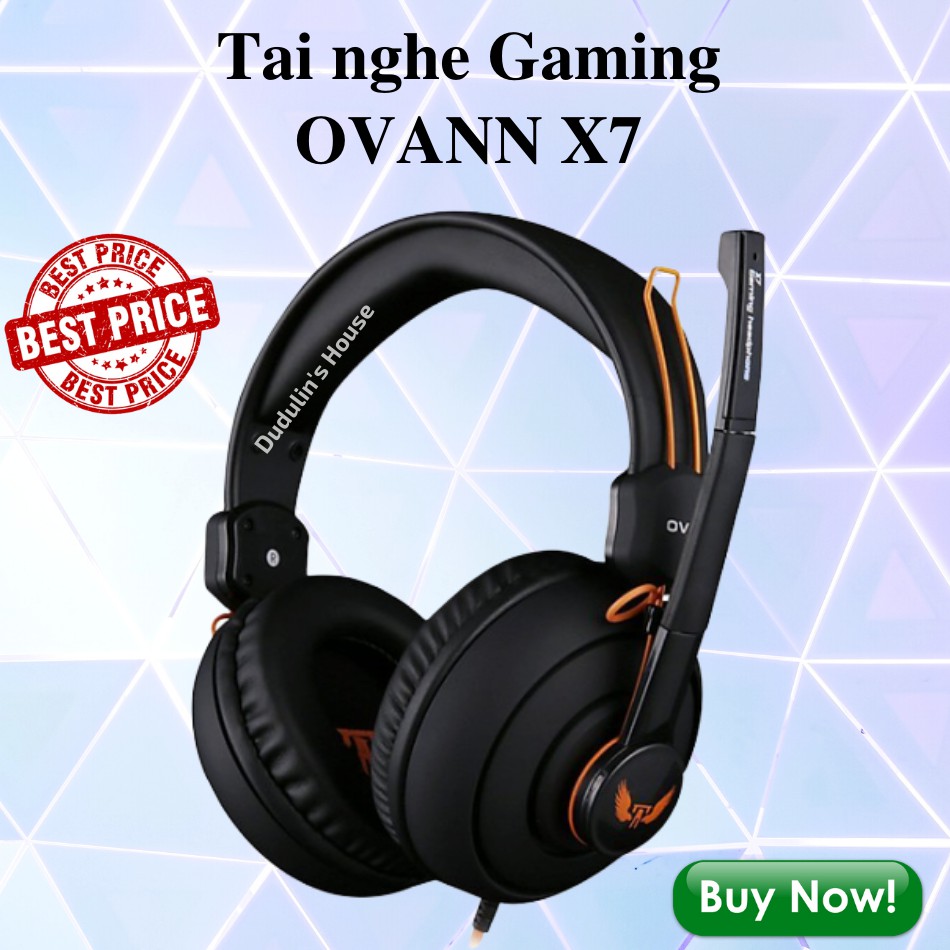 [GIÁ TỐT CHÍNH HÃNG] Tai nghe chuyên game Ovann X7 cực bền