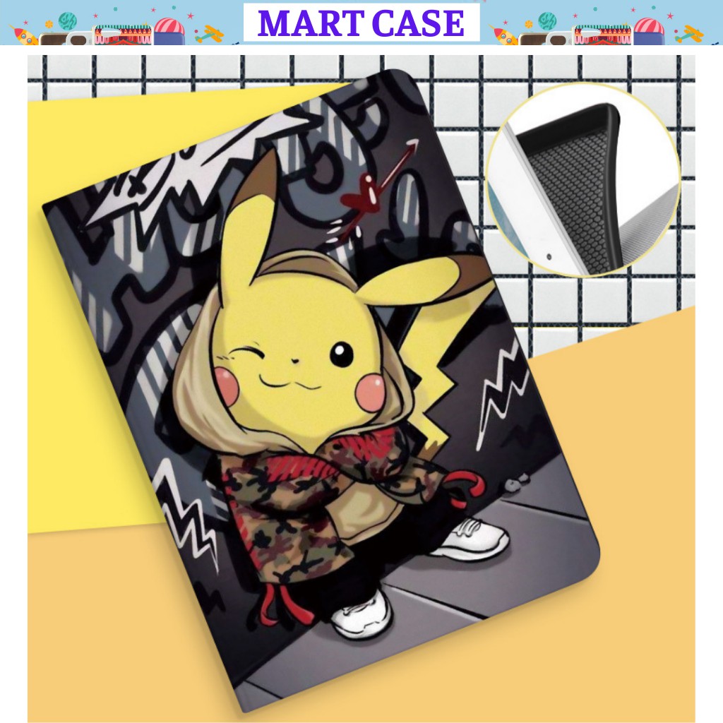 Ốp lưng ipad gen 8 silicon áo len Pokemon ốp ipad Air 3/Air 4/Pro 11/9.7/10.5/10.2 gen7/8...MART CASE