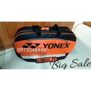 Bao vợt cầu lông vuông 4 ngăn miễn phí ship