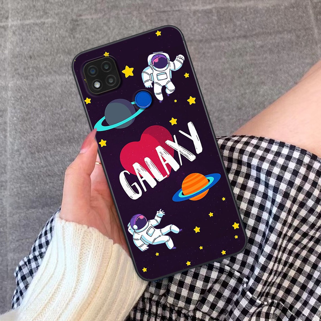 Ốp lưng ép kính Xiaomi Redmi 9C/ Redmi 9C NFC/ Redmi Poco C3 dễ thương