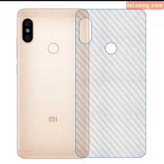 Miếng dán mặt lưng vân cacbon cho xiaomi redmi note 5 pro