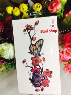 Hình xăm dán( hoa anh đào)