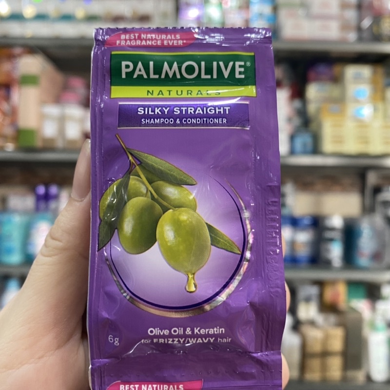 1 dây dầu gội có dầu xả Palmolive suôn mượt óng ả